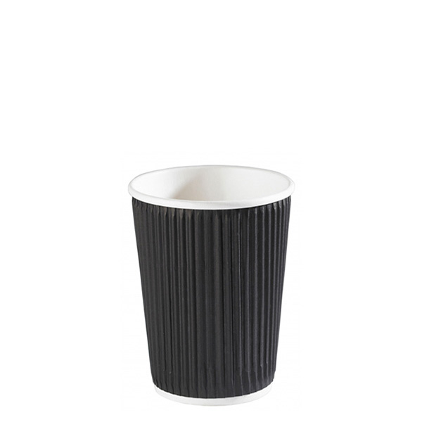 8oz Vertical Ripple Paper Cup