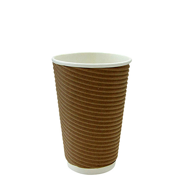 12oz Horizontal Ripple Paper Cup 