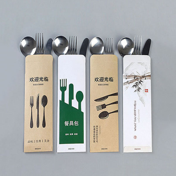 Customized Paper Cutlery Bag